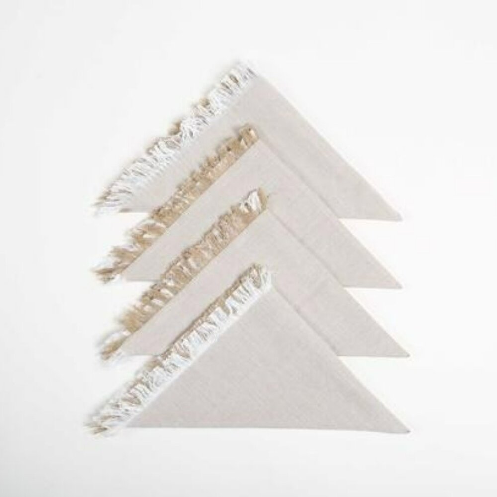 Wheaten cotton table napkins (set of 4)